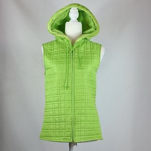 For Cynthia Hooded Vest NWOT